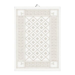 Ekelund Åttebladrose handduk 50X70 cm beige