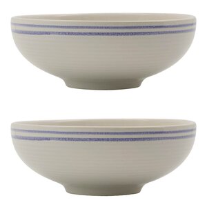 Nicolas Vahé Bistro skål 15,5 cm 2-pack blå/vit