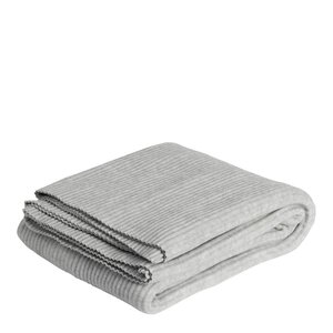 Design House Stockholm Pleeace pläd 140x170 cm ljusgrå