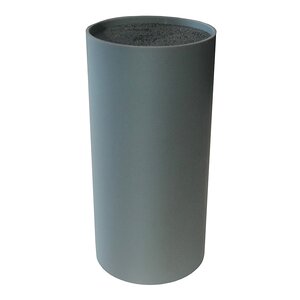 Diverse Knivblock med strån Grå