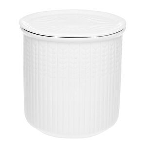 Rörstrand Swedish Grace burk M 0,8 L snö/vit