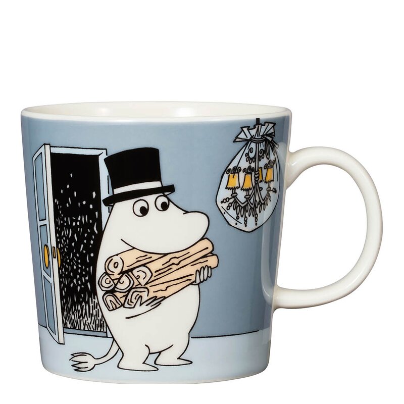 MoominArabia Muminmugg 30 cl Muminpappan + Muminmamman 2-pack 80 år