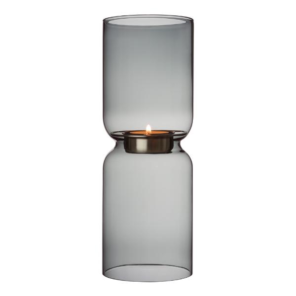 Lantern Ljuslykta 25 cm Mörkgrå