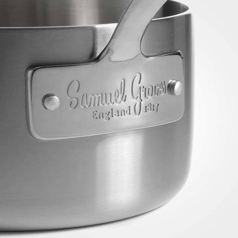 Samuel Groves Classic Stainless kastrull med lock 1,5 L