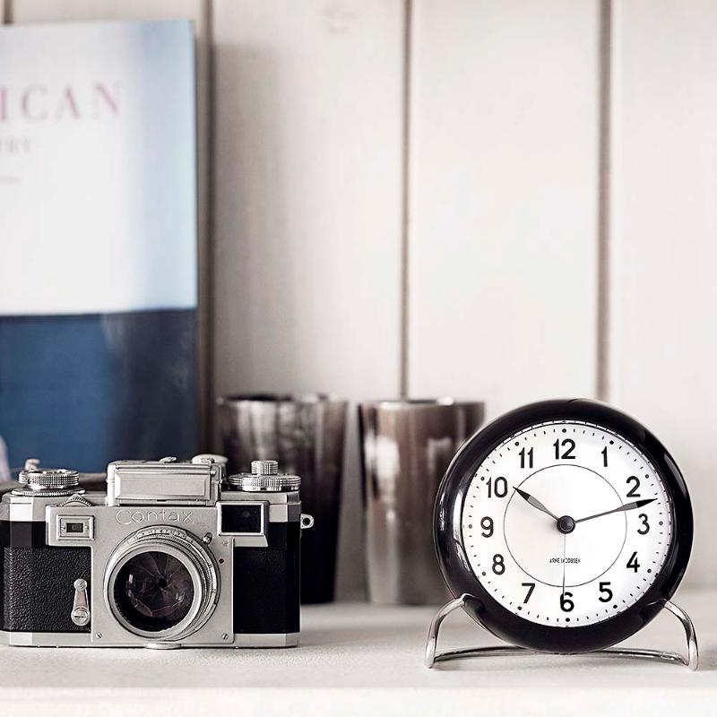 Arne Jacobsen Station Bordsur 11 cm Svart/Krom