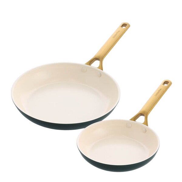 GreenPan Padova Reserve keramisk stekpanna 2 delar 20+26 cm Pine Green