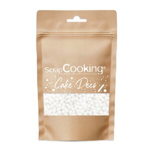 ScrapCooking Strössel små kulor 55 g vit