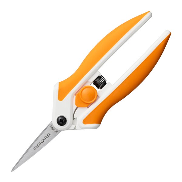 Fiskars EasyAction sysax 15 cm orange/vit