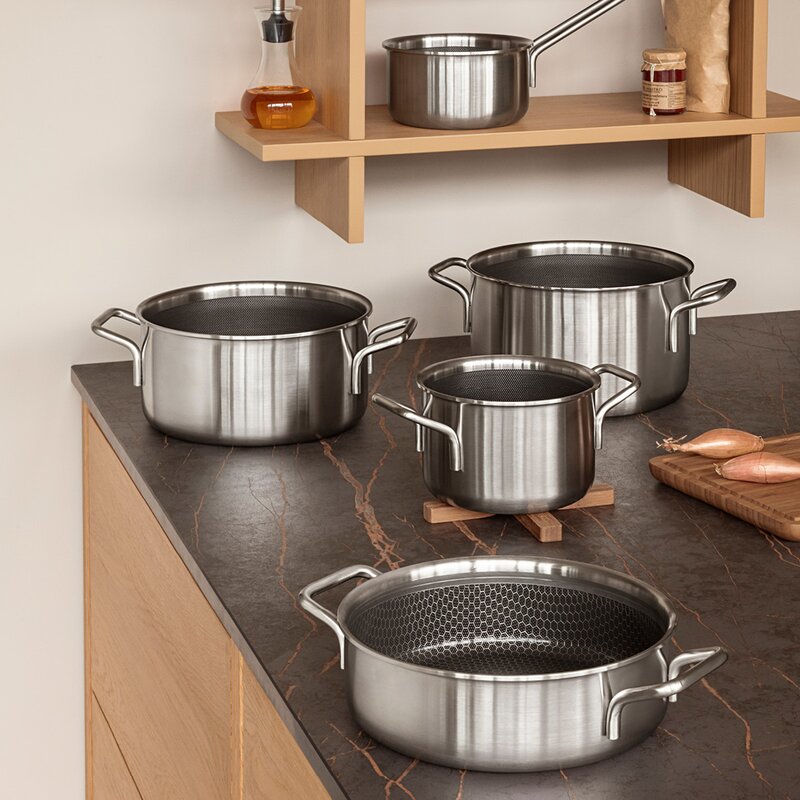 Eva Trio Multi Mosaic traktörpanna med 2 handtag 24?cm keramisk