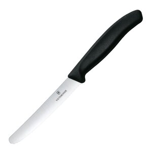 Victorinox Swiss Classic tomatkniv / bordskniv 11 cm svart