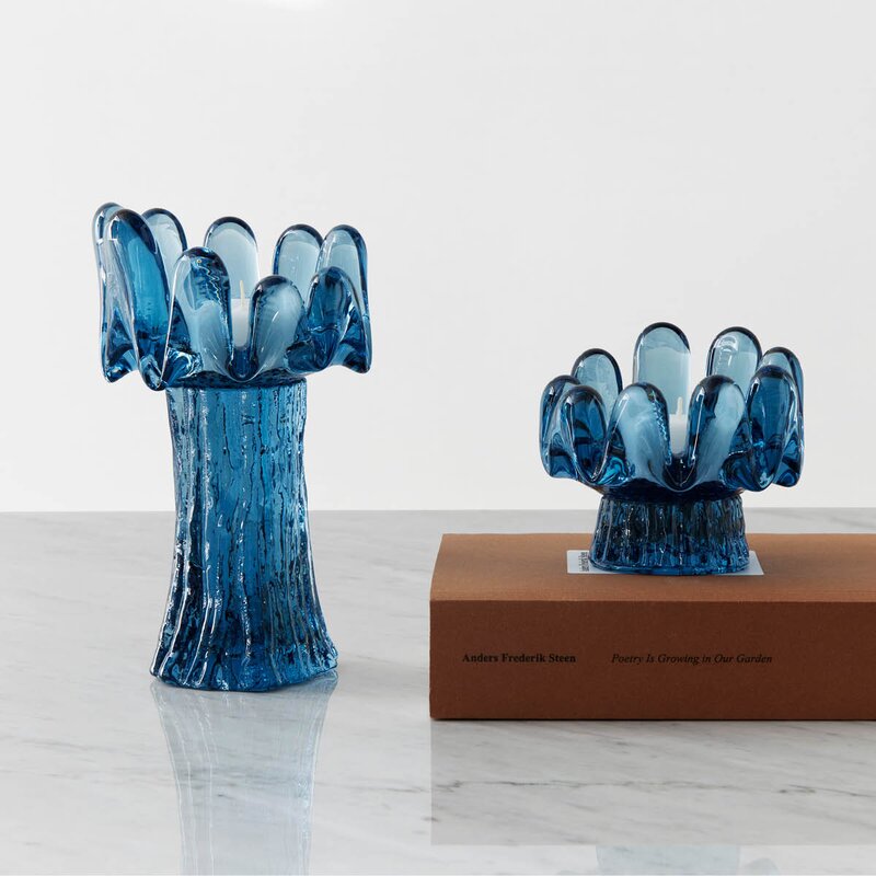 Kosta Boda Sunflower ljuslykta 18 cm cirkulär