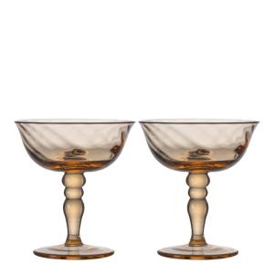 ByOn Opacity italiensk champagnekupa 15 cl 2-pack persika