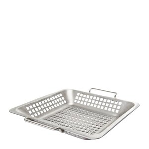 Broil King Grillwok perforerad 39x35 cm rostfritt stål