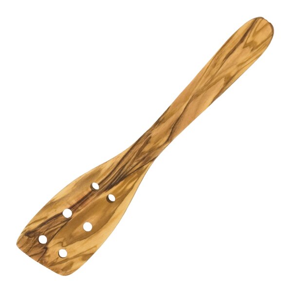Heirol Stekspade med hål smal 30 cm olivträ