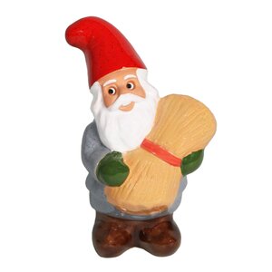 ROLF BERG KERAMIK Tomte med kärve 15 cm 