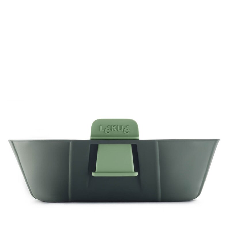 Lékué Silikonkorg L till airfryer 22x22 cm grå