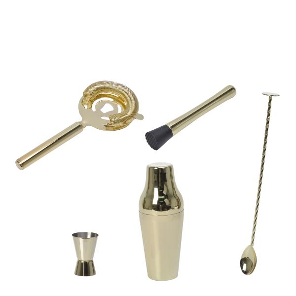 Sontell Barset 5 delar Guld