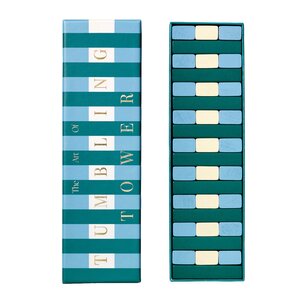 Printworks Tumbling Towers lekset grön/blå