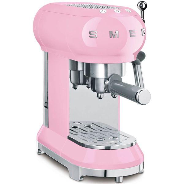 SMEG Espressomaskin ECF01 15 bar pastell rosa