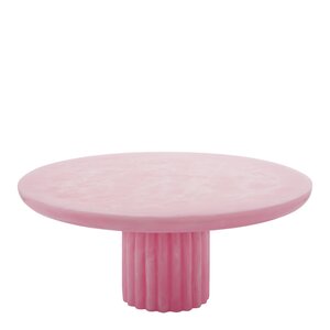 Vondels Summer Party tårtfat i resin 28 cm rosa