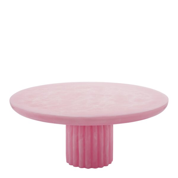 Vondels Summer Party tårtfat i resin 28 cm rosa