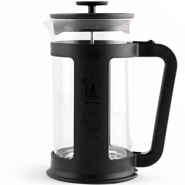 Bialetti Smart kaffepress 8 koppar 1L klar/svart