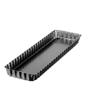 Gastromax Baking rektangulär pajform med löstagbar botten 36,5x10,5 cm kolstål
