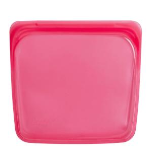 Stasher Sandwich silikonpåse 0,45 L rosa