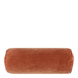 Fanni K Bolster kudde sammet 55x20 cm nötbrun