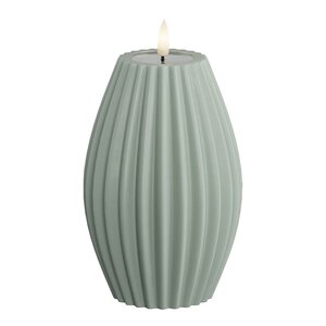 DeluxeHomeart LED ribbat ljus 10 x 15 cm salviagrön