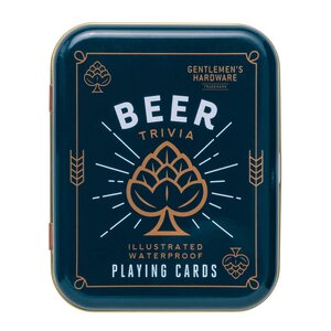 Gentlemen-s Hardware Vattentålig kortlek i plåtask 8x10 cm Öl svart
