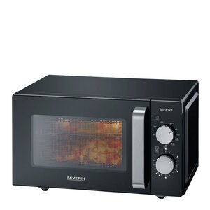 Severin Mikrovågsugn MW7762 med glasbotten och grill 20 L 800W