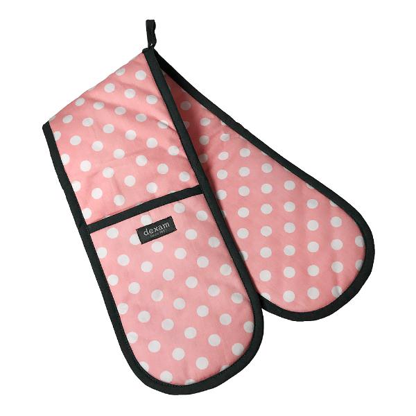 Dexam Polka Ugnsvante Dubbel Rosa