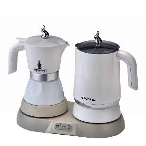 Ariete Set Tekokare + Kaffemaskin Vit