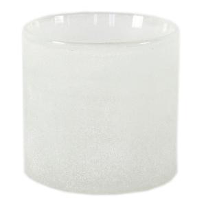 Tell Me More Frost Ljuslykta 9x9 cm Vit