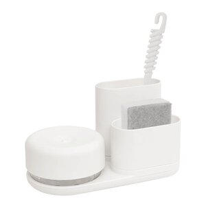 Bosign Do-Dish diskmedelspump & diskställ 13 cm vit