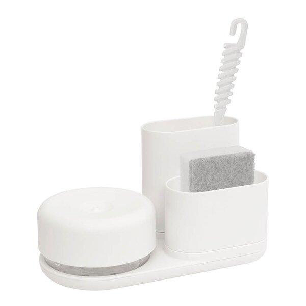 Bosign Do-Dish diskmedelspump & diskställ 13 cm vit