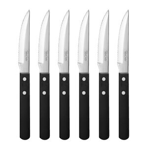 Robert Welch Trattoria grillkniv 6-pack stål/svart