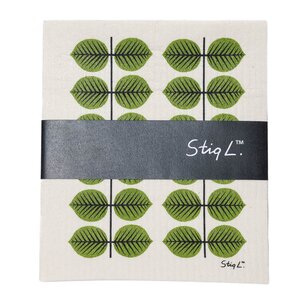Stig L Berså disktrasa 17x20 cm 2-pack gröna blad