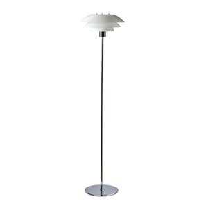 Dyberg Larsen DL31 golvlampa 133 cm opal/krom