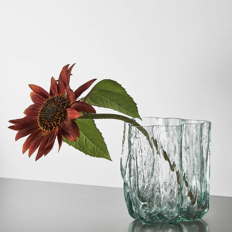 Kosta Boda Crackle vas 12 cm cirkulär