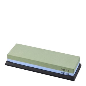 Dorre Suri slipsten 1000/3000 med gummibas 18 cm grön/blå
