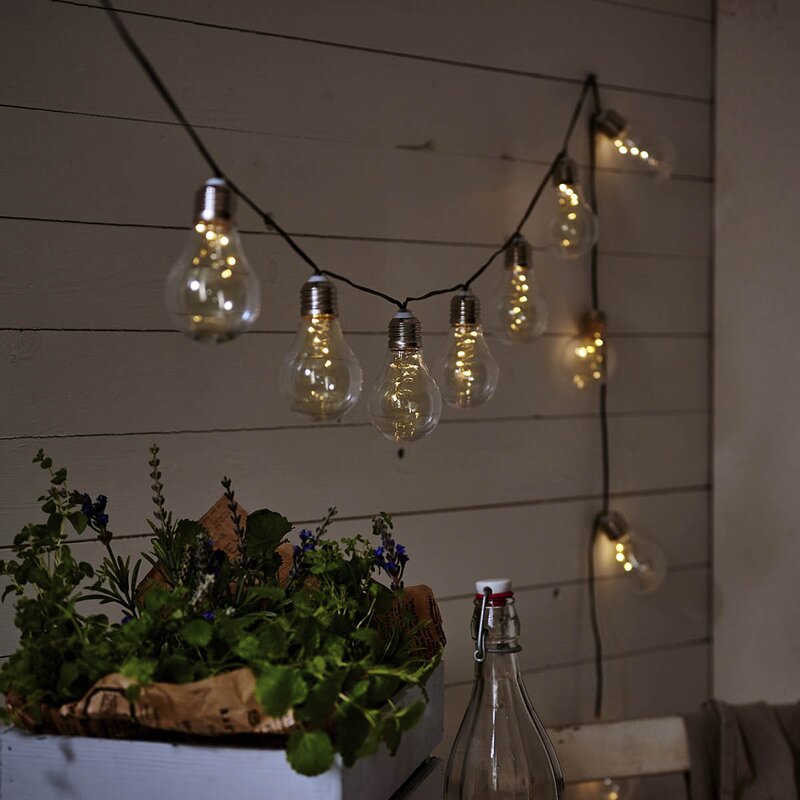 Star Trading Glow solcell ljusslinga 480-10 180 cm