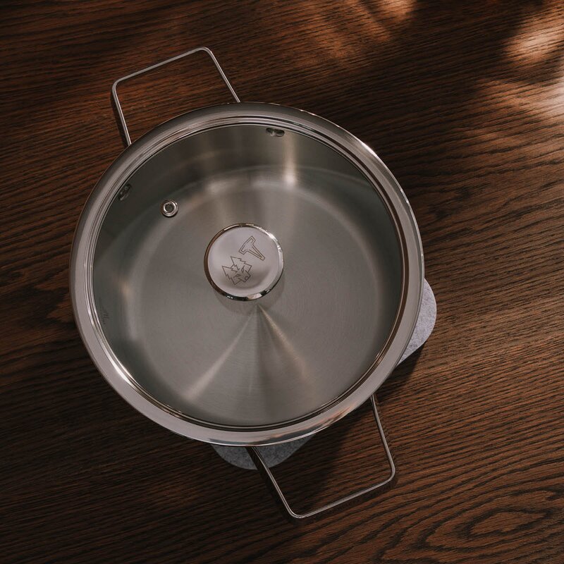 Vargen & Thor Kroma Bark kastrull 2,8 L polerat stål