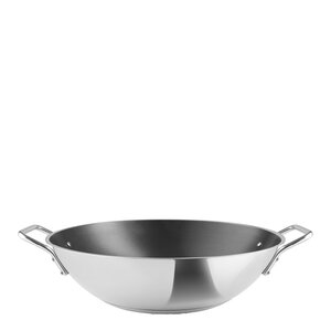 Eva Trio Stainless Steel wok 5 L Ø32 keramisk Slip-Let® beläggning