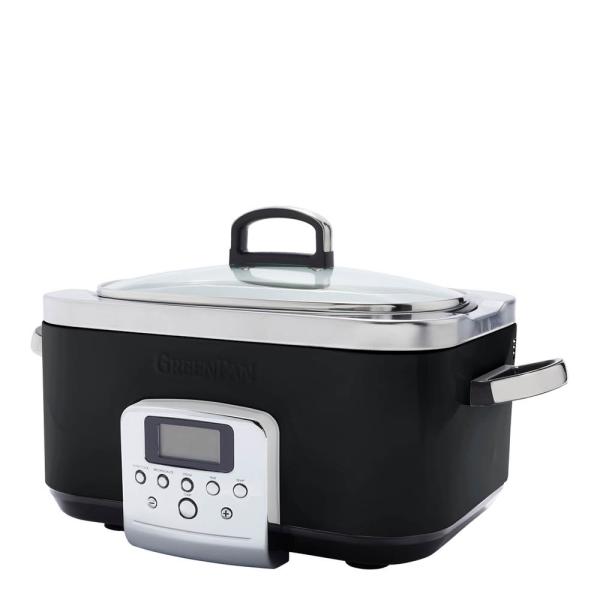 GreenPan Elite slowcooker 6 L svart