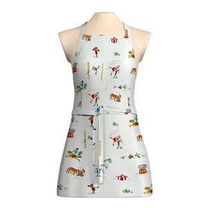 Arvidssons Textil Pippi På Cirkus förkläde vit