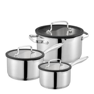 Dorre Karla Kastrullset 3 delar Stål