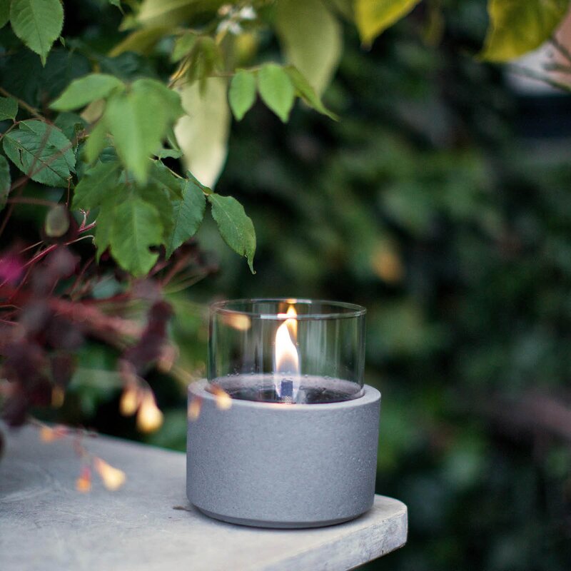 Tenderflame Lilly Lykta 12,4 cm Mörkgrå