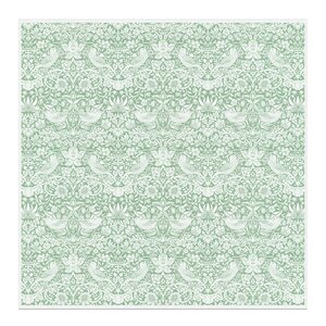 Ekelund Strawberry Thief duk 150x150 cm grön